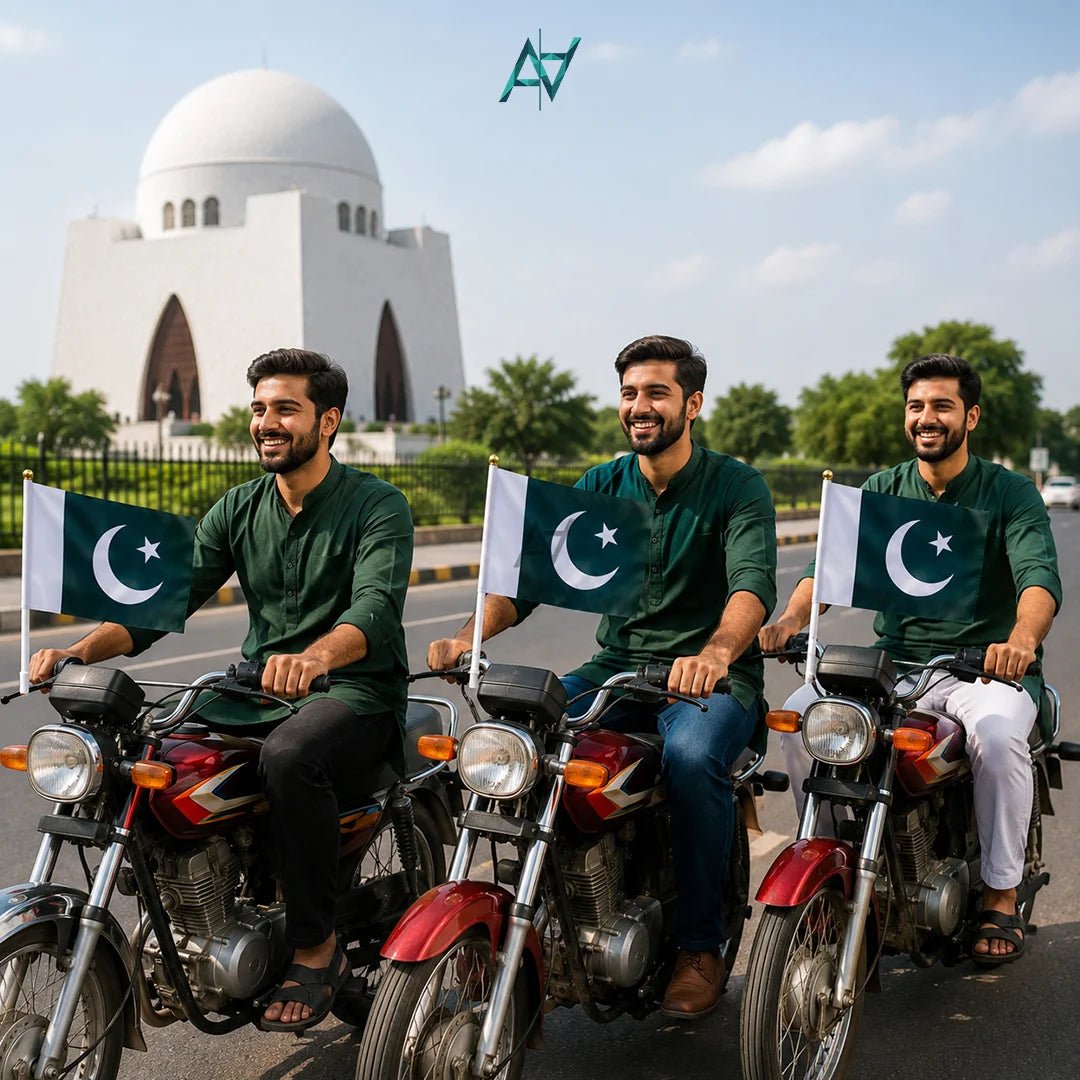 Holdable Pakistan Flag