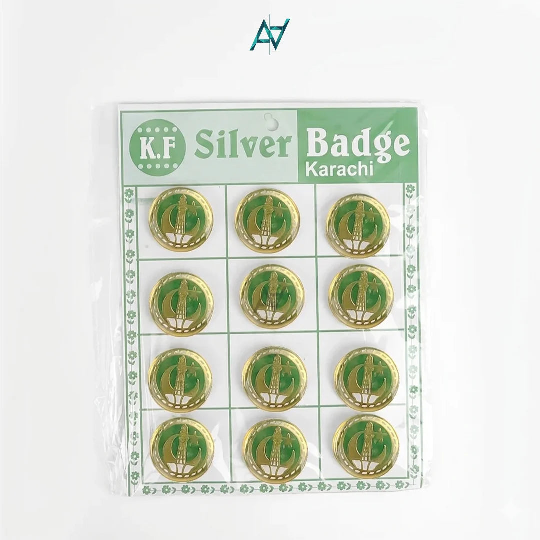 Pakistan Independence Day Badges