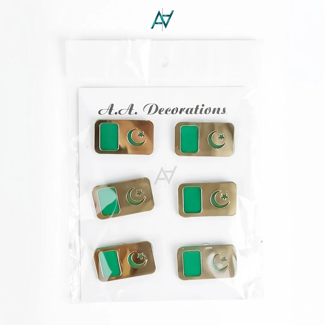 Pakistan Flag Badges