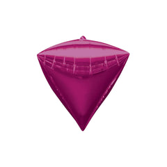 Diamond Foil Balloon Shocking Pink Color - ardor