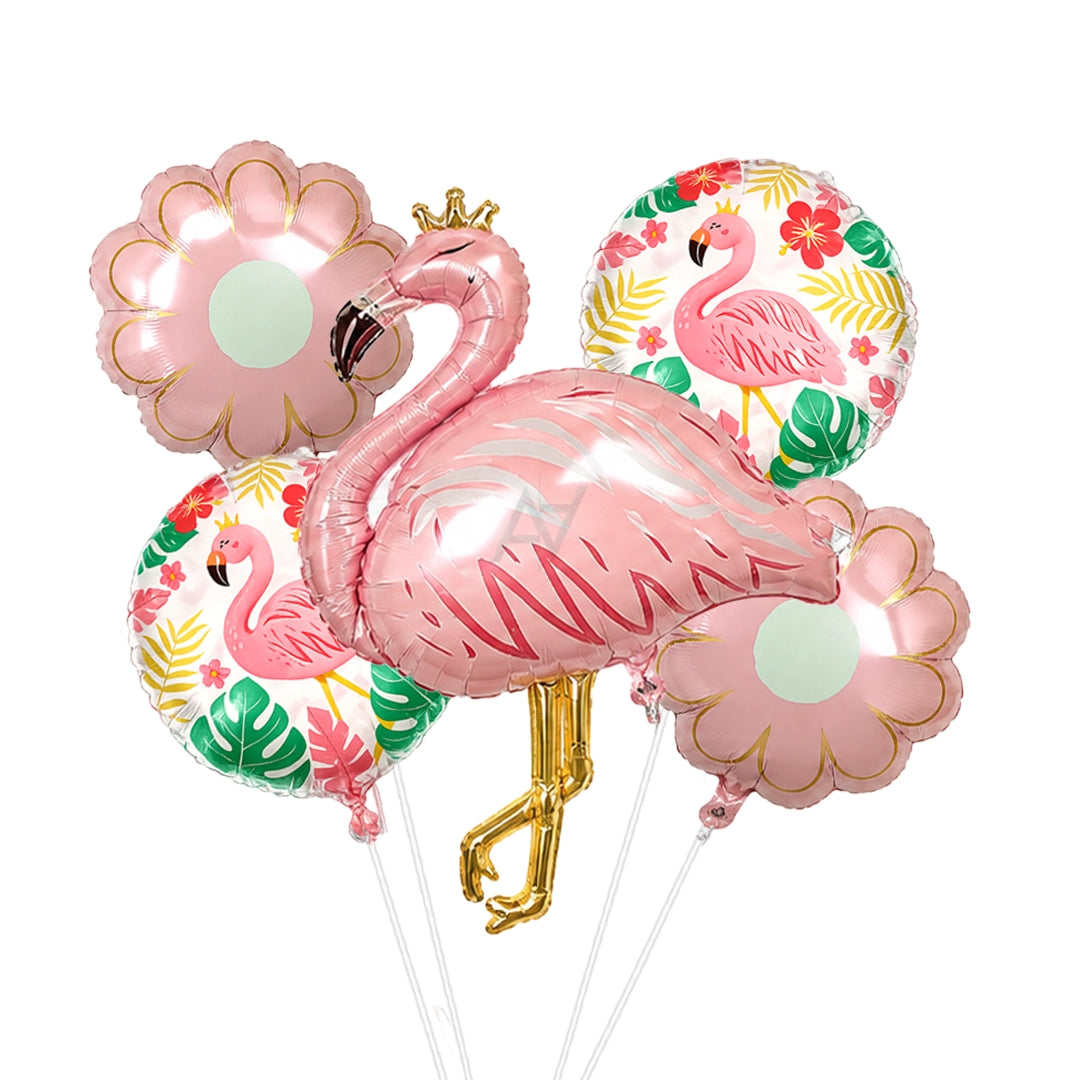 Flamingo Foil Balloon Set