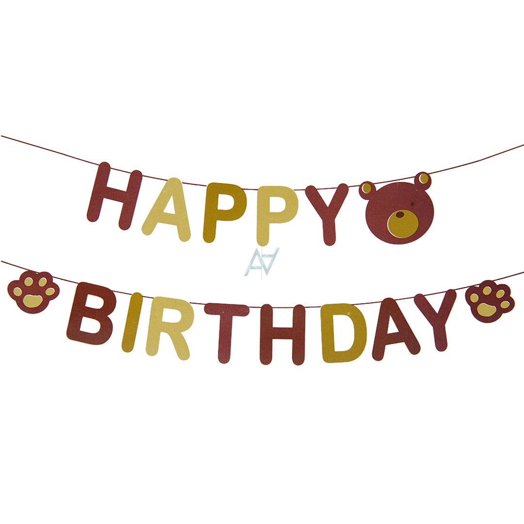 Happy Birthday Bunting Banner