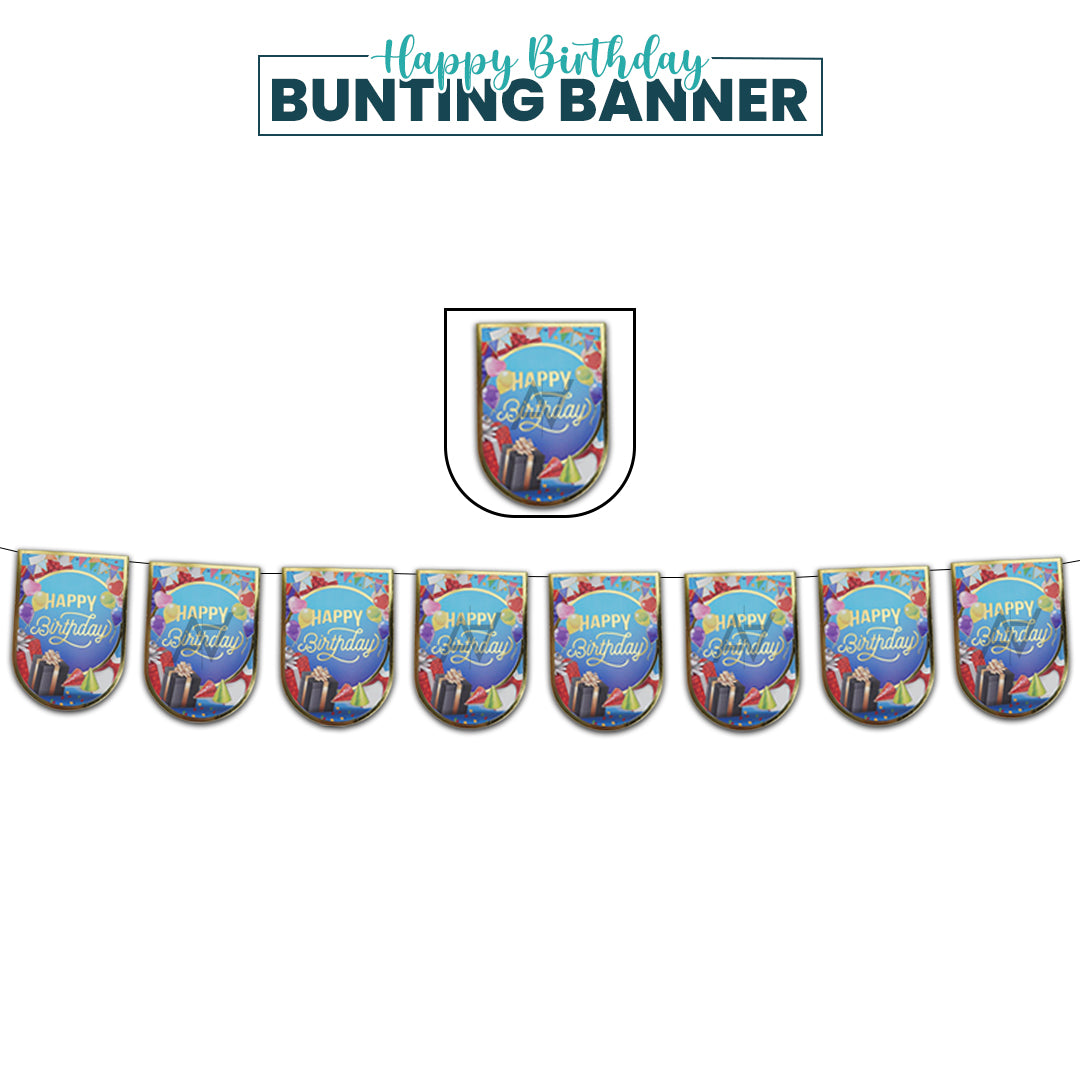 Happy Birthday Bunting Banner