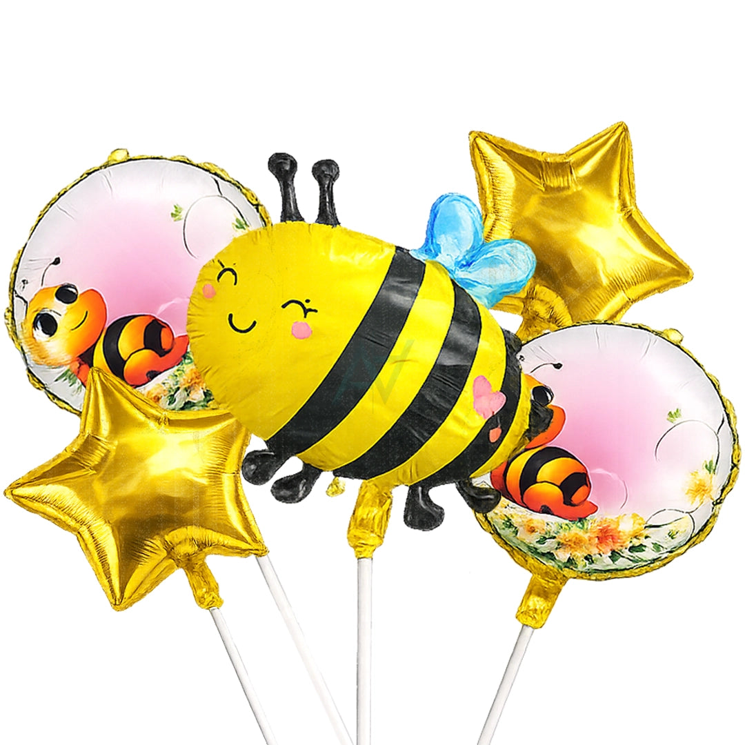 Honey Bee Foil Balloon Set