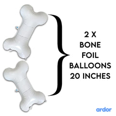 Husky Dog Foil Balloon 5 Pcs Set