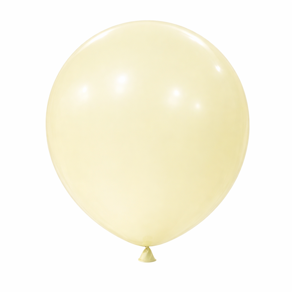 Pastel Yellow latex balloon