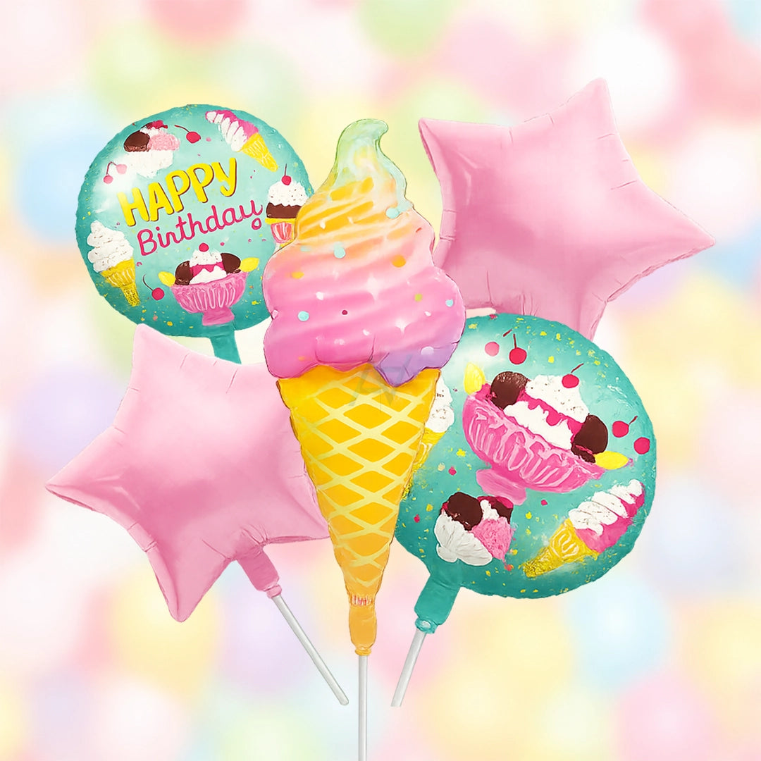 Icecream Foil Balloon Set