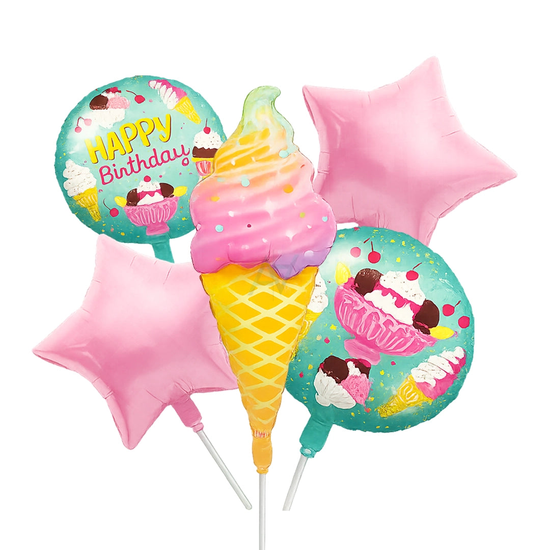 Icecream Foil Balloon Set