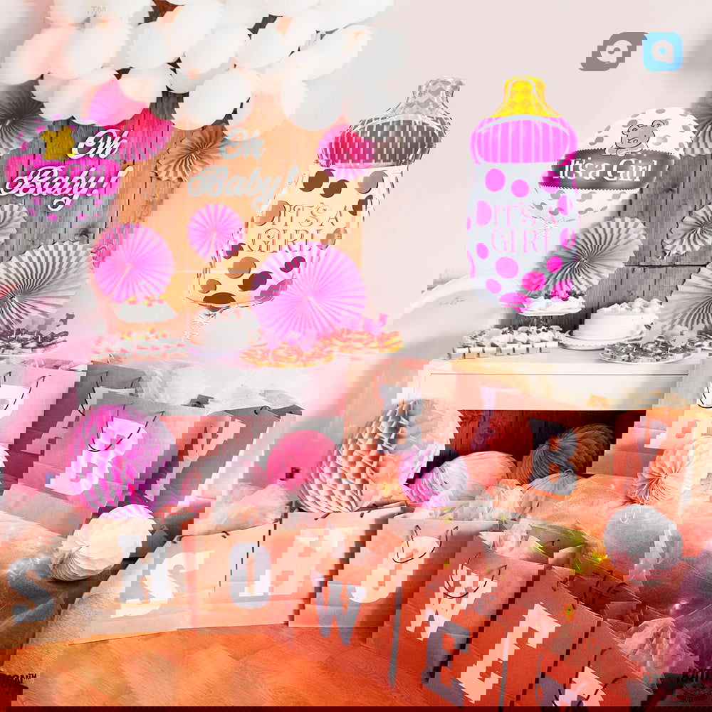 Its a Girl Feeder Foil Balloon - ardor