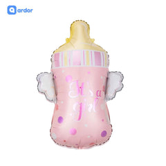 Its a Girl Feeder Shaped Foil Balloon - ardor
