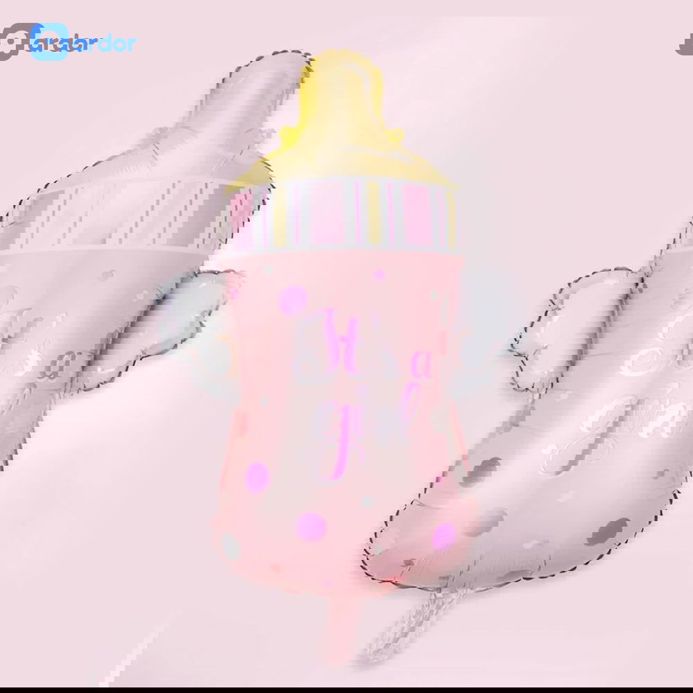 Its a Girl Feeder Shaped Foil Balloon - ardor