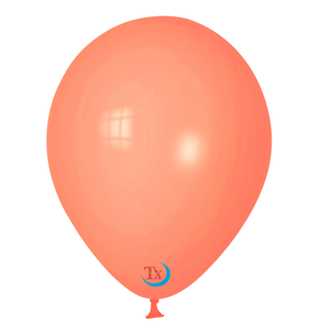Coral Orange Latex Balloon