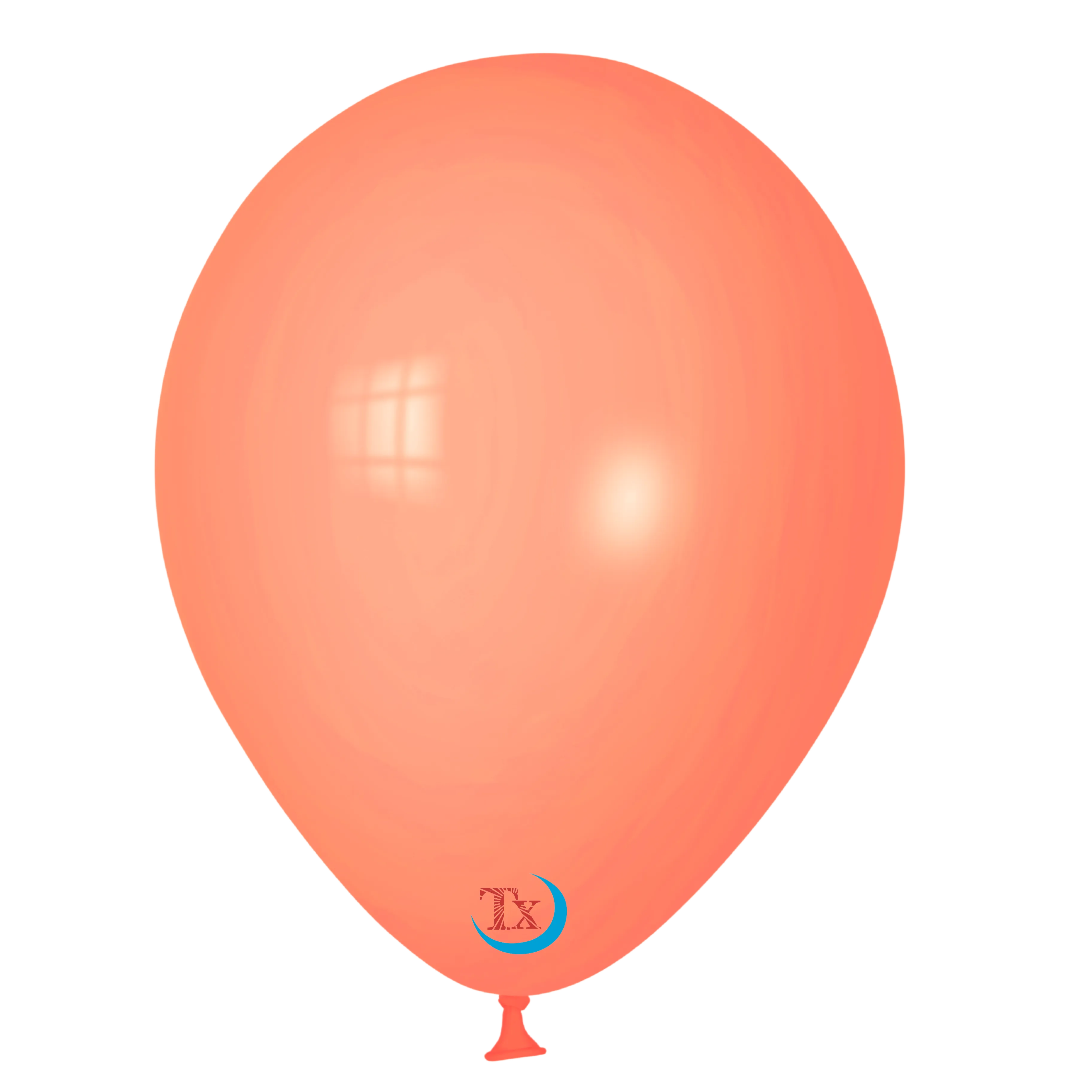 Coral Orange Latex Balloon