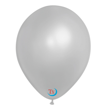 Silver Latex Balloon