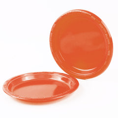 Plain Plastic Plates 10 Pcs