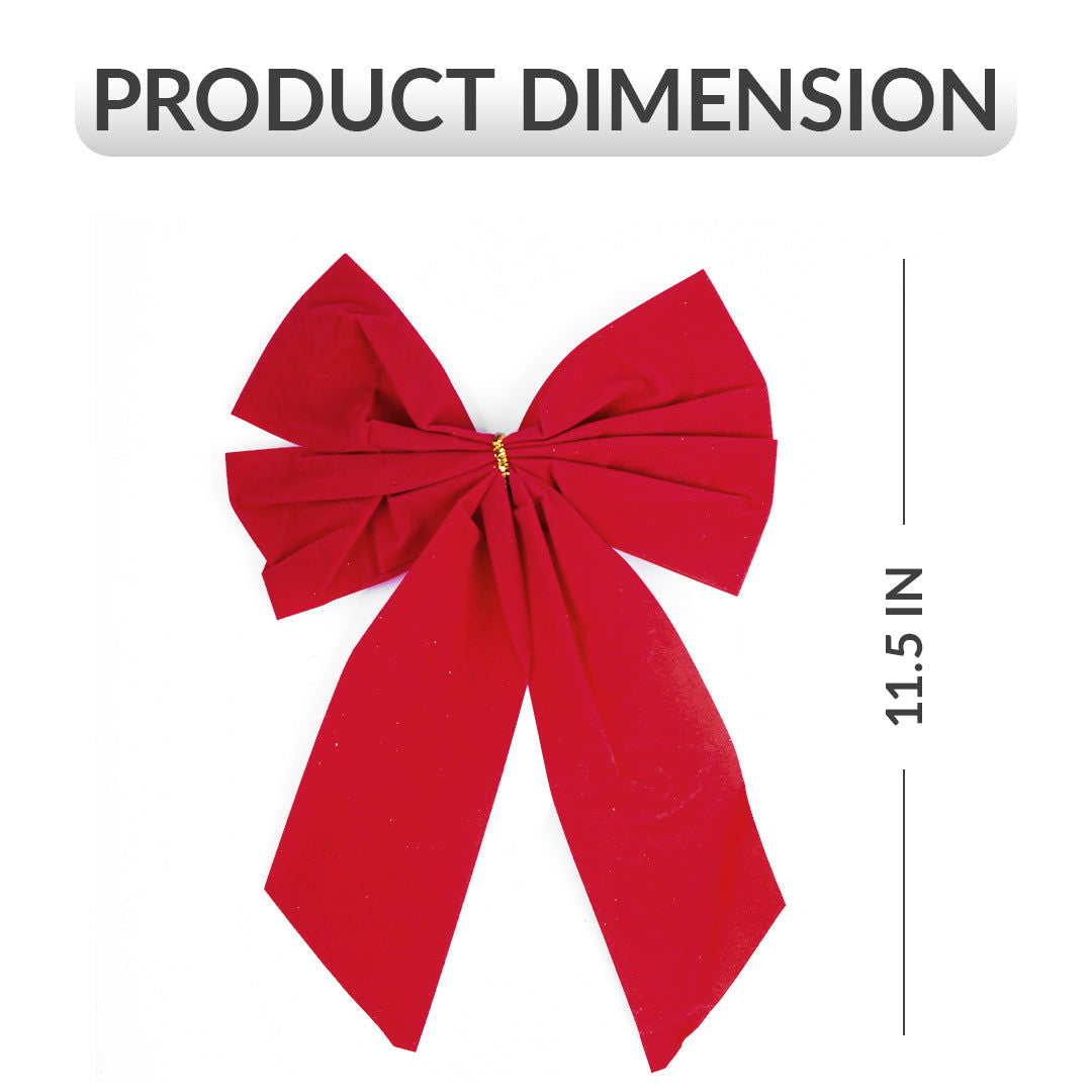 Red Bow Christmas 1 Pcs for Christmas Party Decor - ardor