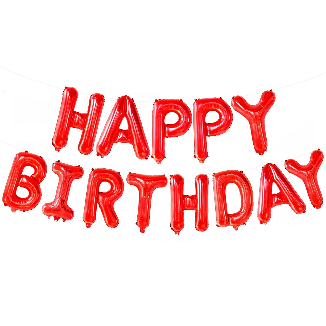 Happy Birthday Foil Balloons Set