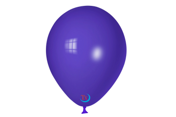 Black Purple Latex Balloon