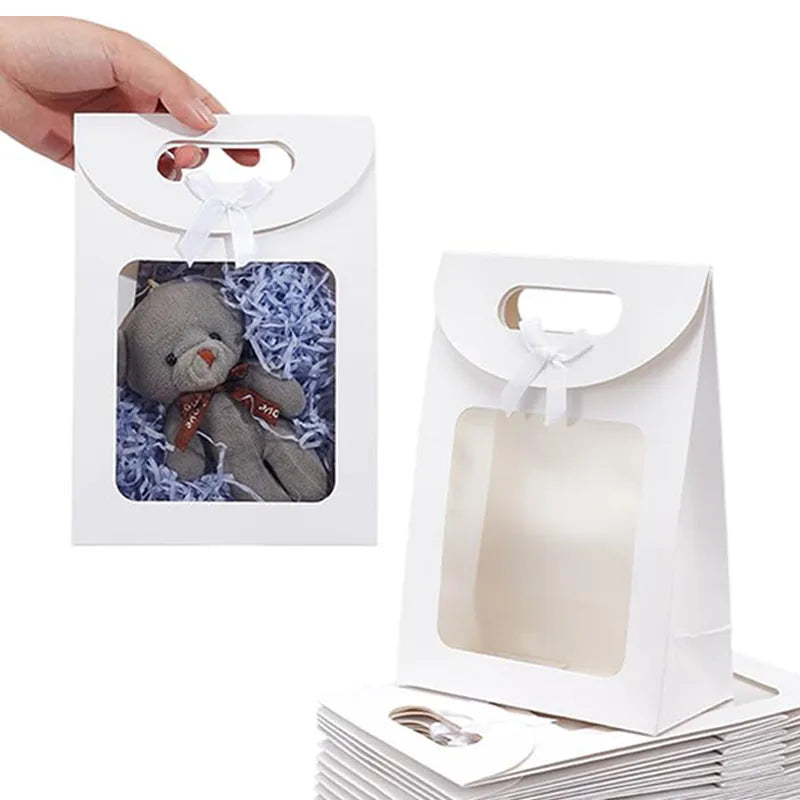 6/12 gift bags, reusable hand-held flip-top gift bags, suitable for birthdays, weddings and various festivals