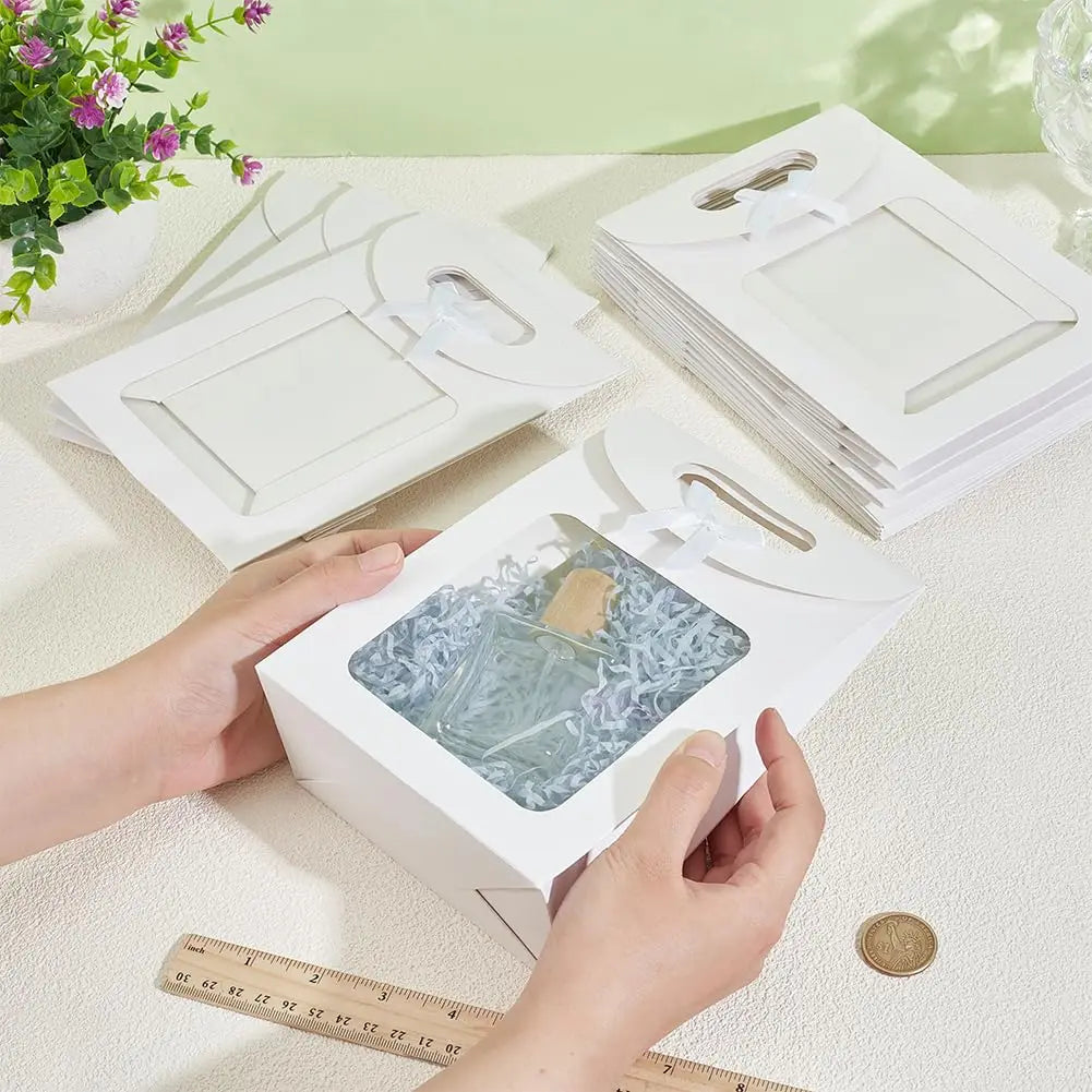 6/12 gift bags, reusable hand-held flip-top gift bags, suitable for birthdays, weddings and various festivals