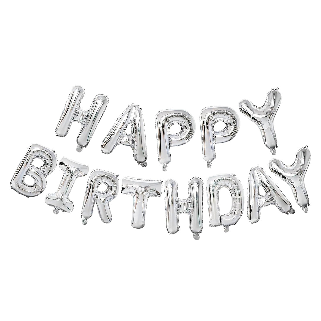 Happy Birthday Foil Balloons Set