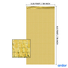 Small Box Foil Curtains - ardor