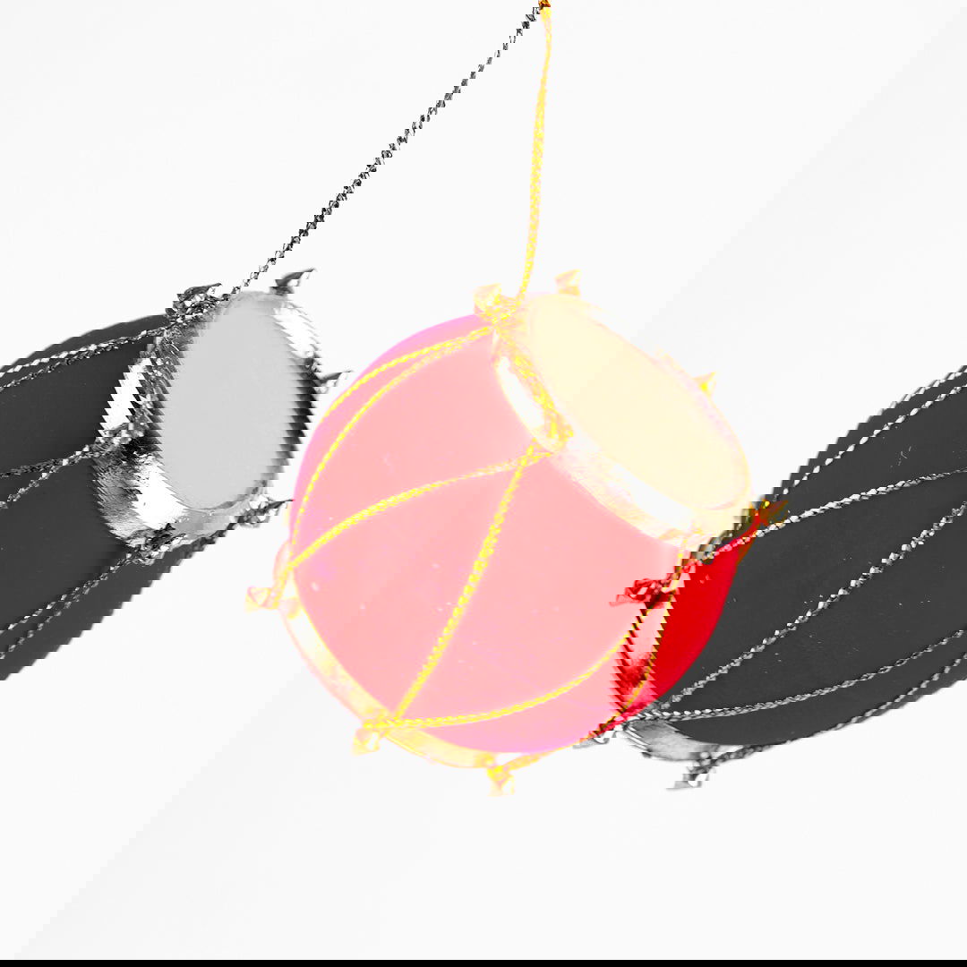 Small Hanging Drum 12 Pcs for Christmas Tree Decor - ardor