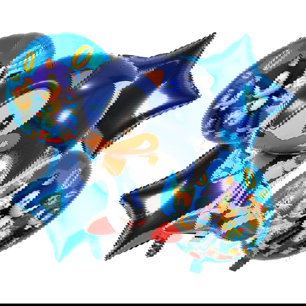 Sonic 5 Pcs Foil Balloons Set - ardor