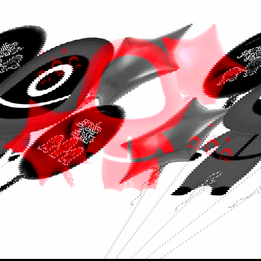 Squid Game 5 Pcs Foil Balloons Set