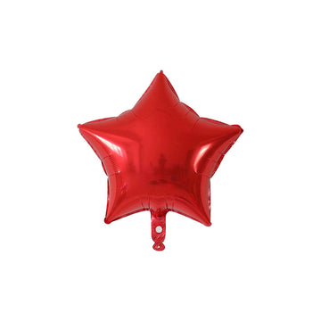 Star Foil Balloon Red Color - ardor