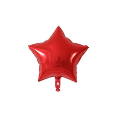 Star Foil Balloon Red Color - ardor