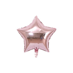 Star Foil Balloon Rosegold Color - ardor