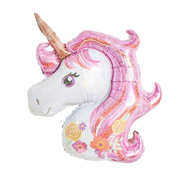 Unicorn Face Foil Balloon - ardor