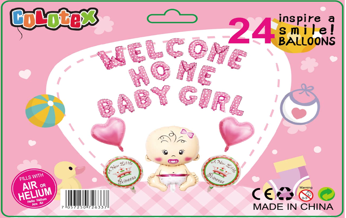 Welcome Home Baby Girl