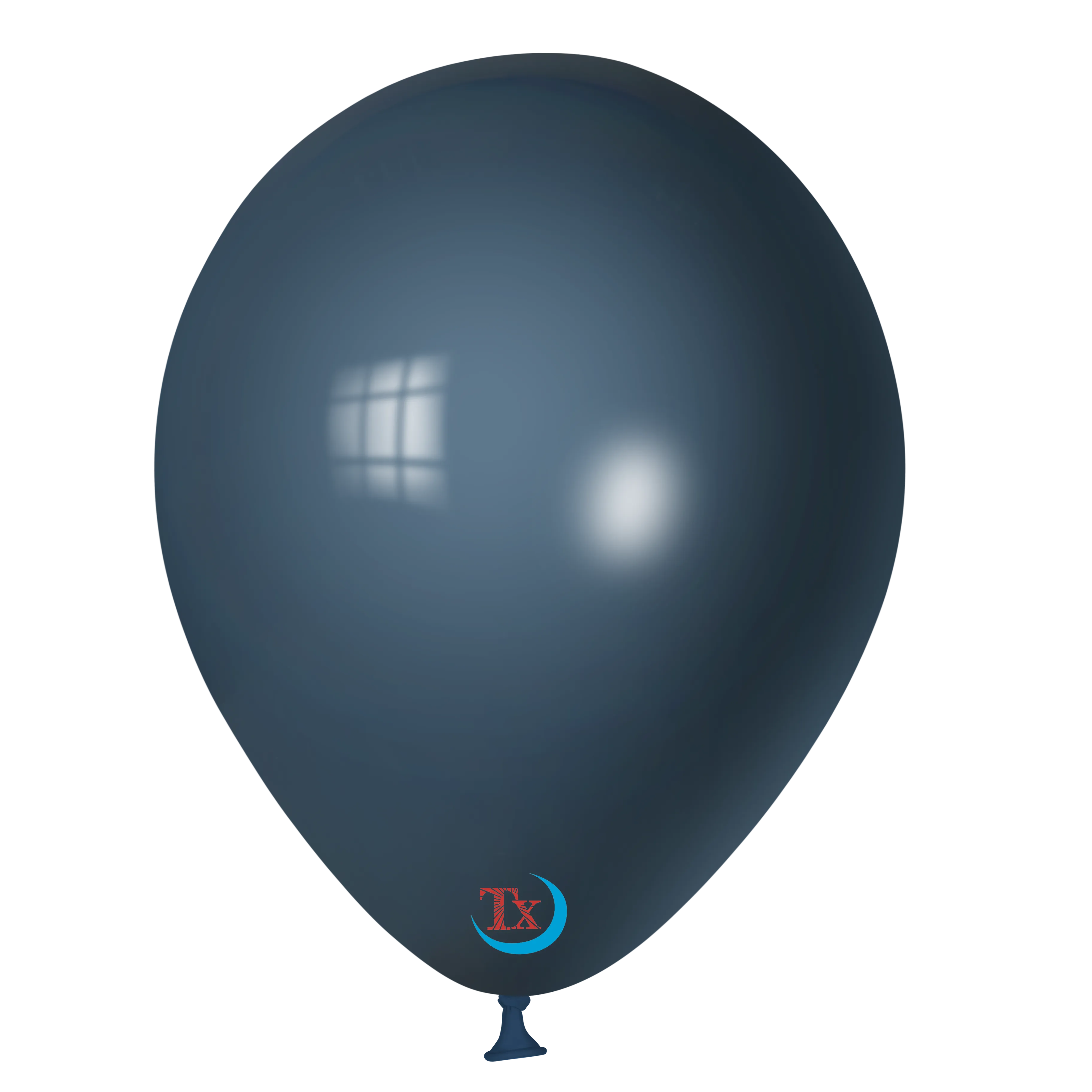 Iron Blue Latex Balloon