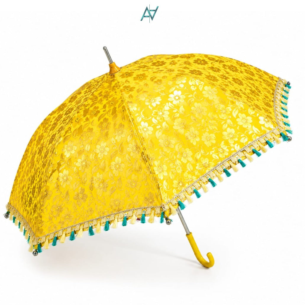 Jamawar Wedding Umbrella – Decorative Mehndi & Baraat Umbrella | Pakistani Event Decor