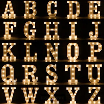 LED letters | LED Alphabets A to Z light up letters