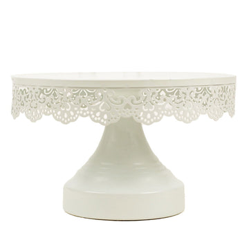 White Small Cake Stand - ardor