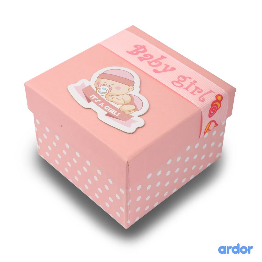Baby Girl - 250 Grams Birth Announcement Mithai Boxes - aliakbardecoration