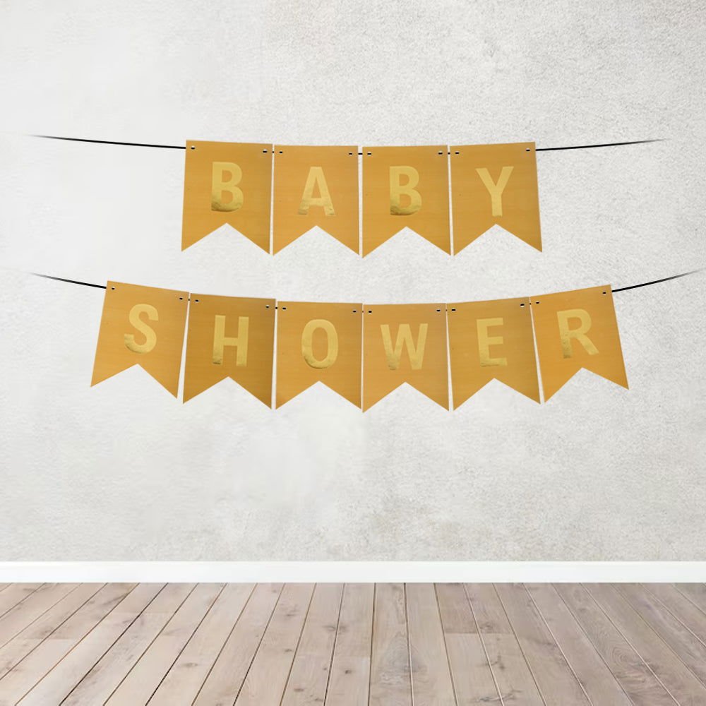 Baby Shower Bunting Banners - aliakbardecoration