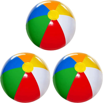 Inflatable Beach Balls, Rainbow Pool & Beach Toys for Family Fun