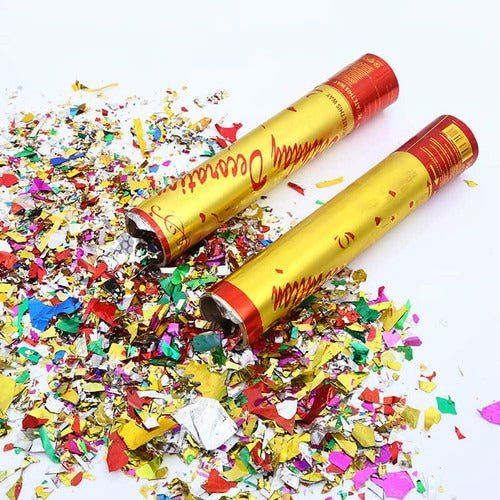 Birthday Party Poppers Confetti Multi Color For Party Celebration - aliakbardecoration