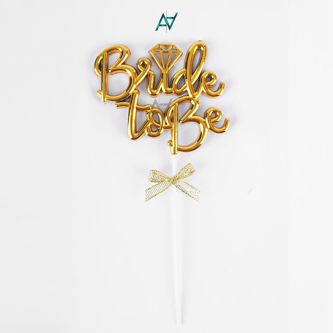 BRIDE TO BE Cake Toppers - aliakbardecoration