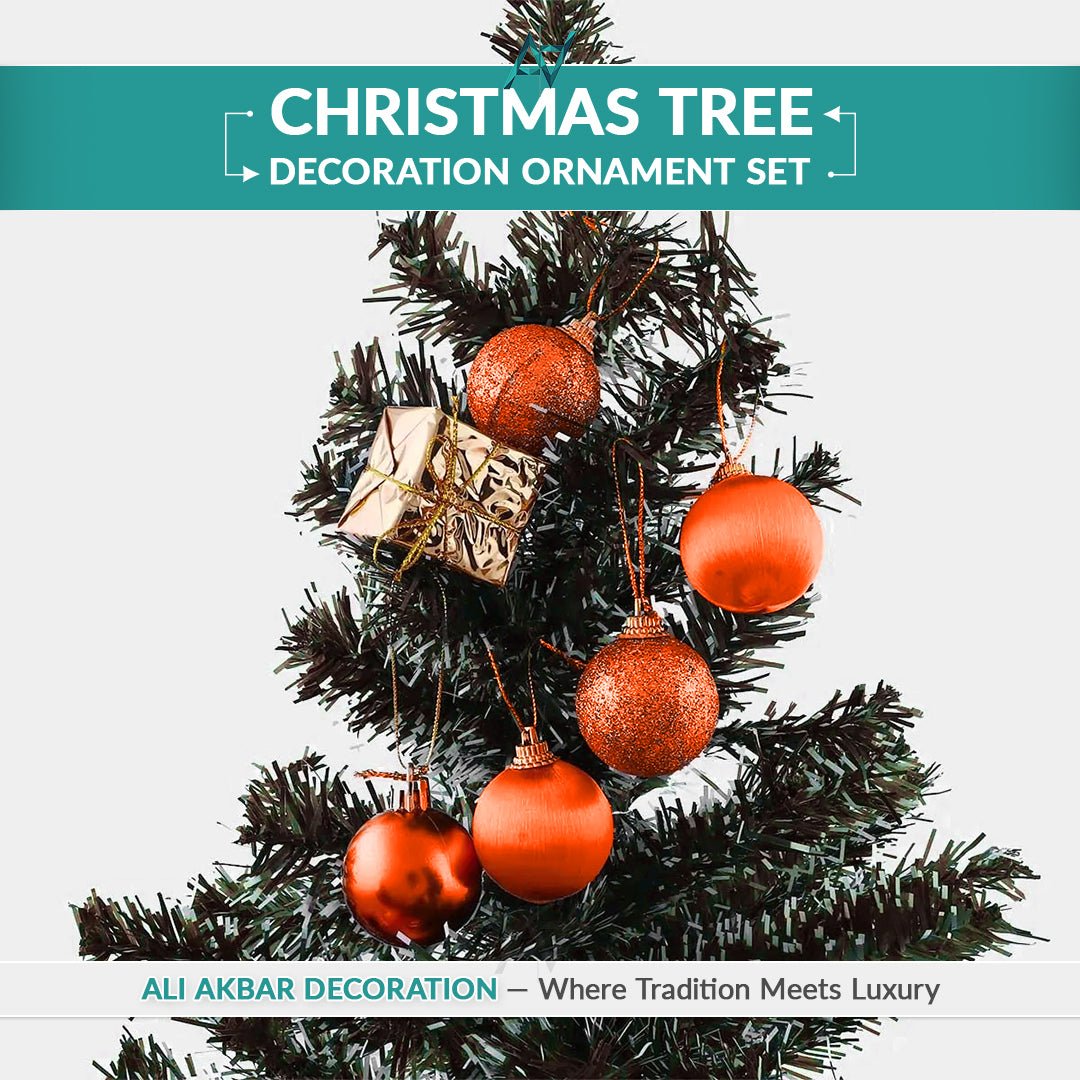 Christmas Tree Decoration Ornament Set – 16 Pcs - aliakbardecoration