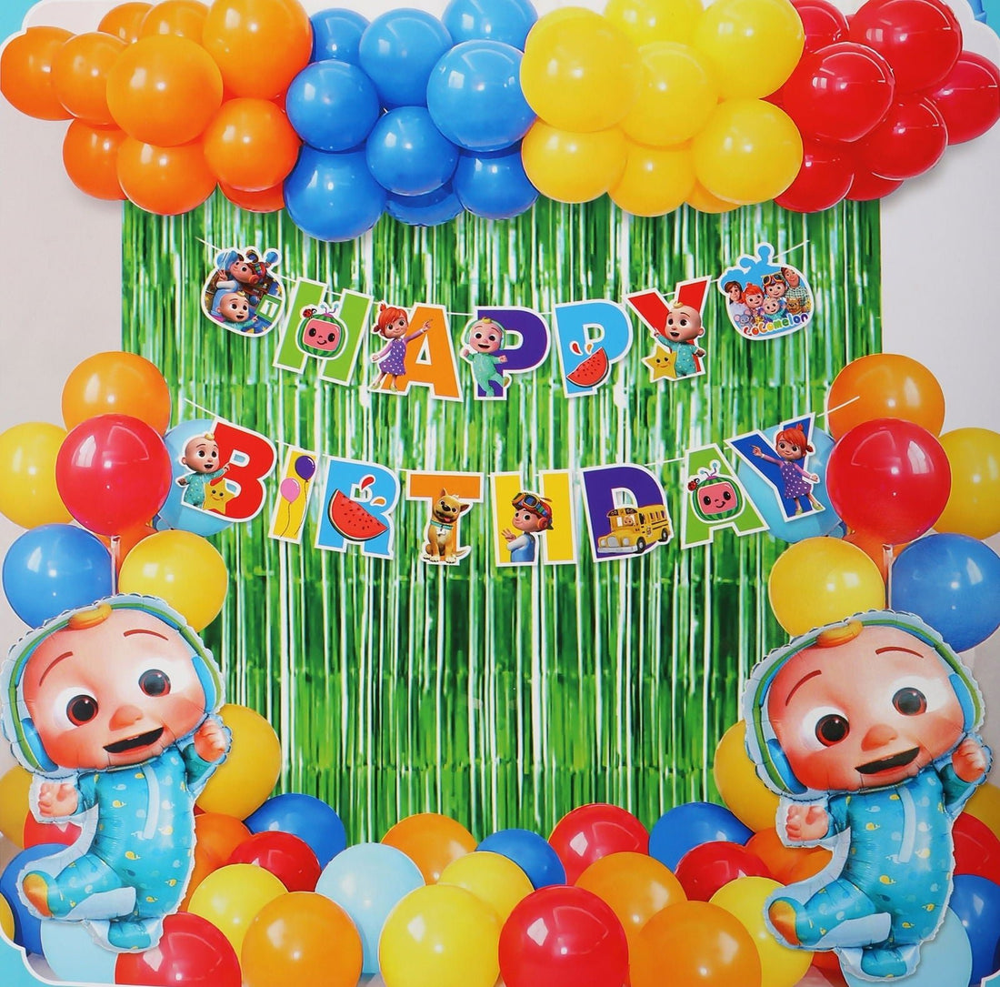 Cocomelon Theme Balloon Kit - aliakbardecoration