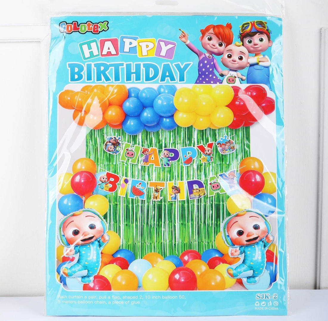 Cocomelon Theme Balloon Kit - aliakbardecoration