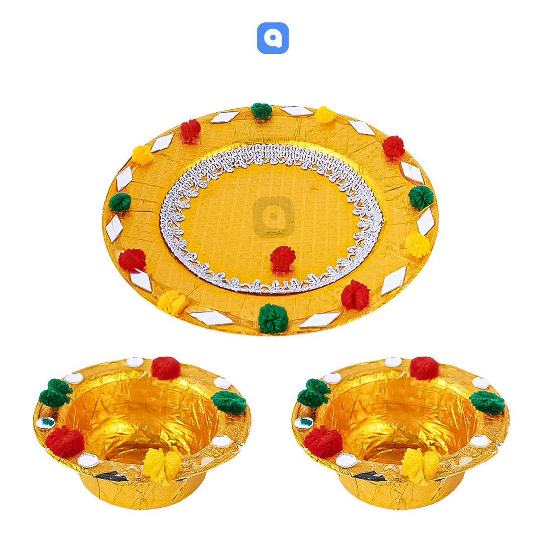 Decorative Pooja Thaali - aliakbardecoration