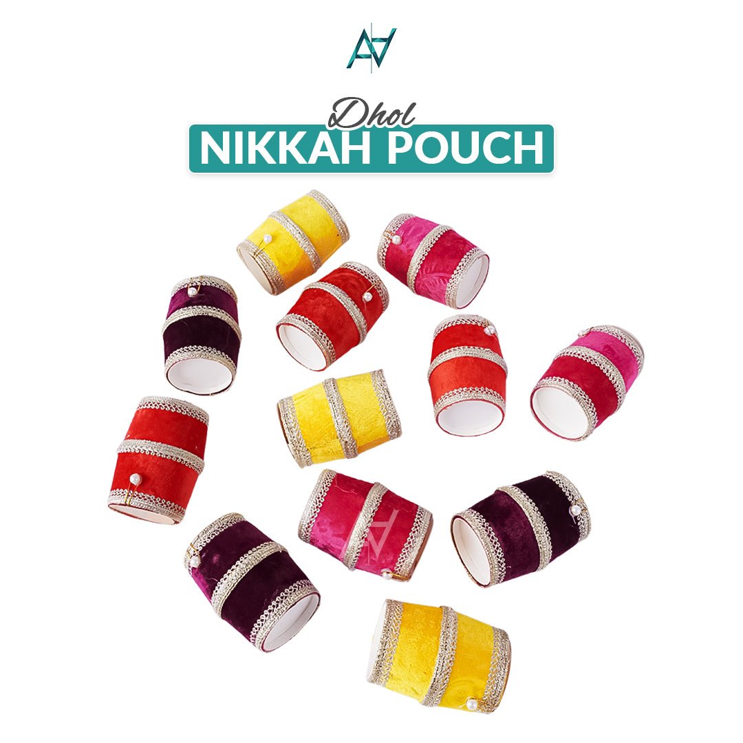 Dhol Nikkah Pouches - aliakbardecoration