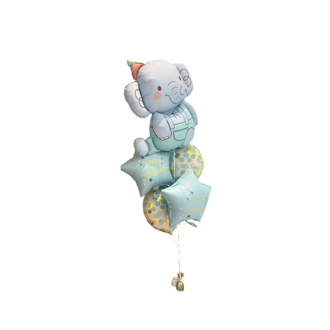 5 pcs - Elephant Foil Balloon