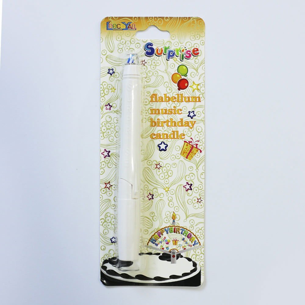 Fan Surprise Banner Candle – Fun Birthday Cake Decoration with Spinning Banner for Kids’ Parties - aliakbardecoration